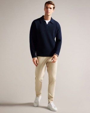 Men's Ted Baker Haybrn Regular Fit Pants Grey India | BVQ-2119