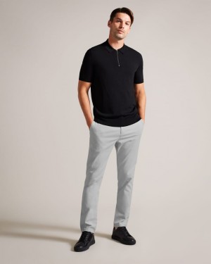 Men's Ted Baker Haydae Slim Fit Chinos Light Grey India | DSY-7506
