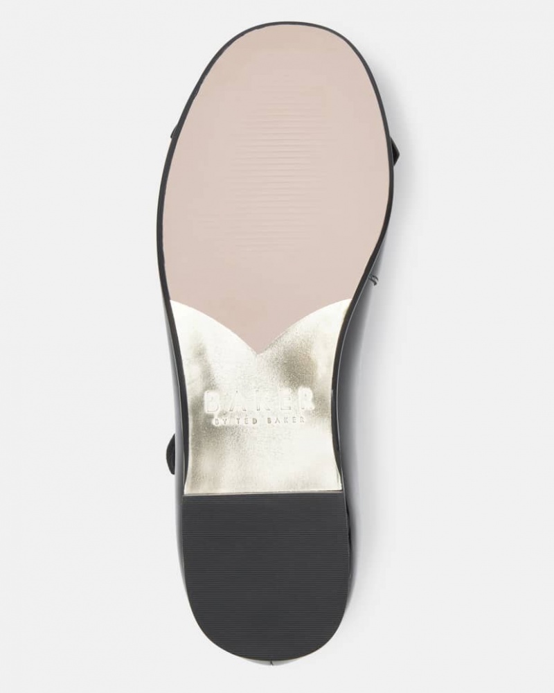 Kids' Ted Baker Seylah Bow Detail Mary Jane Shoes Black India | UOE-5862